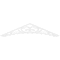 Ekena Millwork Pitch Genova Architectural Grade PVC Gable Pediment, 60"W x 12 1/2"H x 1"P (5/12) GPP060X013X100GEN - alternate 5